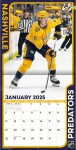 JF Turner Kalendář Nashville Predators 2025 Wall Calendar