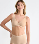 Dámská podprsenka Basic+ Soft Bra - YELLOW - sv. béžová 0026 - SLOGGI YELLOW 75A