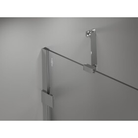 MEXEN/S - Lunar vanová zástěna FIX 50 x 150, transparent, chrom 897-050-000-01-00