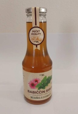 Babiččin sirup Meduňka a echinacea 0,5l