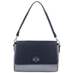 Elegantní dámská koženková kabelka na rameno Ciri, tmavě modrá