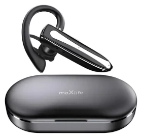 Maxlife MXBH-01 černá / Mono Bluetooth sluchátko / Bluetooth 5.3 / výdrž 12 h / nabíjecí pouzdro 500mAh (GSM184642)