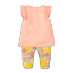 Kojenecký set dívčí - tričko a kalhoty, Minoti, Fruits 4, růžová - 80/86 | 12-18m