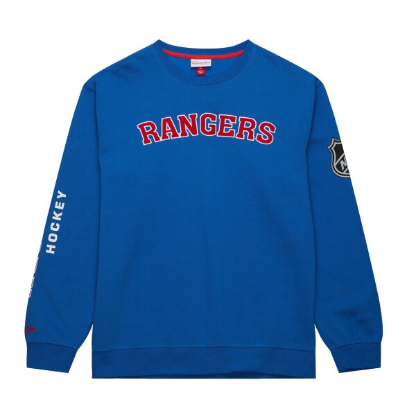 Mitchell & Ness Pánská mikina New York Rangers NHL There and Back Crewneck Sweater Velikost: S