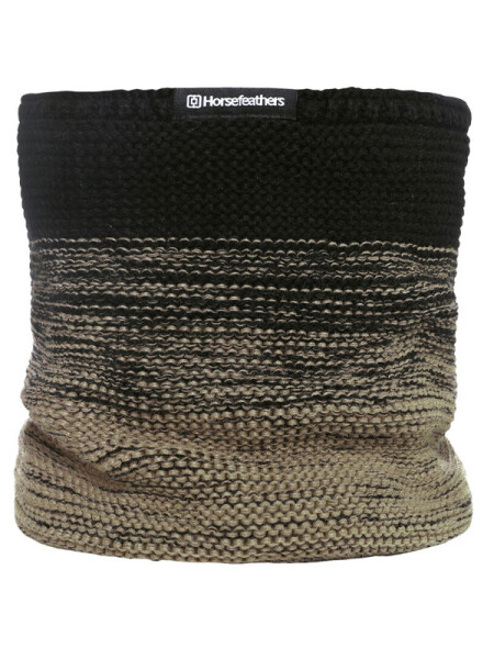 Horsefeathers LOTA KNITTED mojave/black dámský nákrčník fleece