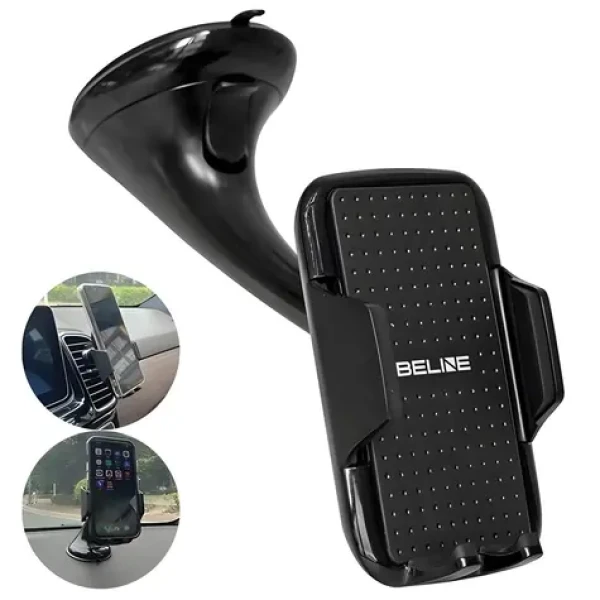 Beline BLNCH01 černá / Držák do auta / 3v1 / Ventilace, palubní deska, čelní sklo / Univerzální (BLNCH01)
