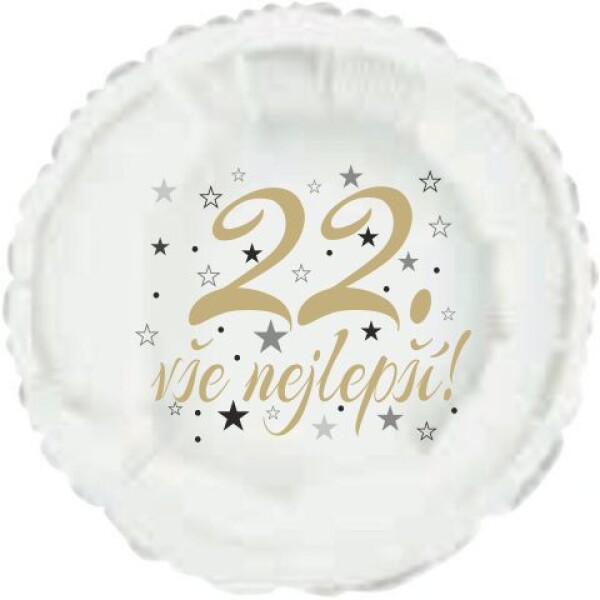 22. narozeniny balónek kruh Balonky.cz 22. narozeniny balónek kruh Balonky.cz