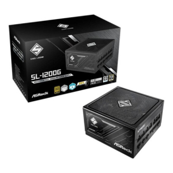 ASROCK zdroj SL-1200G,1200W, 80Plus Gold, 135 mm, ATX 3.1 EDF_1883095