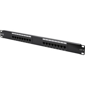 Digitus DN-91616U 16 portů síťový patch panel 483 mm (19) CAT 6 1 U černá