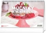 NOTIQUE Múčniky a sladkosti 2027 / Stolní kalendář / 23,1 × 14,5 cm / slovenské kalendárium