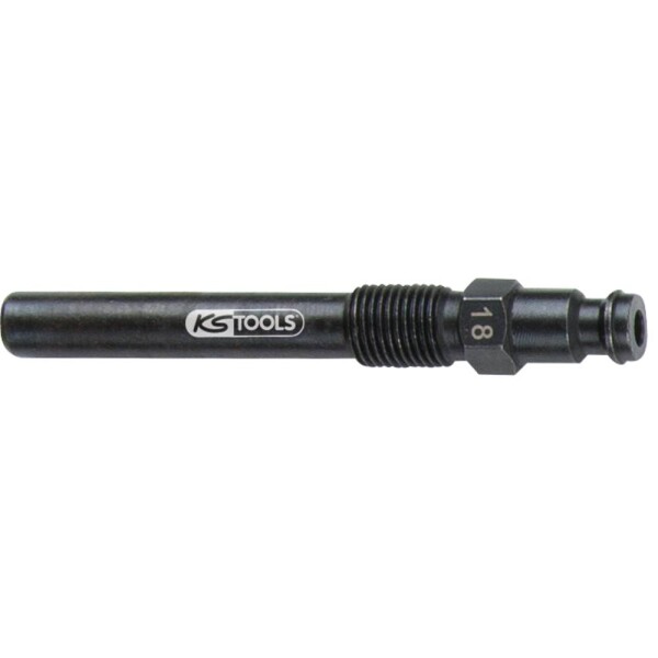 KS Tools 150.3678 Adaptér žhavicích svíček, M10 x 1,0 s vnějším závitem, délka 75 mm