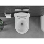 MEXEN/S - Sofia Závěsná WC mísa Rimless Tornado včetně sedátka s slow slim, duroplast, bílá lesk 30540400T