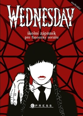 Wednesday školní zápisník pro fanoušky seriálu Michaela Bystrá