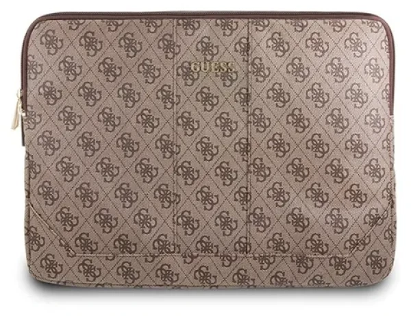 GUESS UpTown pouzdro pro notebook 13" hnědá / Pouzdro / 13"