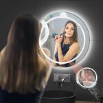 REA - Zrcadlo LED 70cm BAS HOM-05519