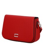 Stylová dámská koženková crossbody kabelka Gizela, červená
