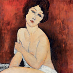 Nástěnný kalendář poznámkový 2027 Notique Amedeo Modigliani, 30 x 30 cm