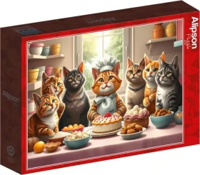ALIPSON Puzzle Kočičí pekařky v akci