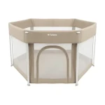 Tulano Cozy 30 Skládací dětská ohrádka 125 x 125 cm béžová (TN-COZY 30 BEIGE)