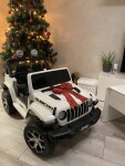 Mamido Elektrické autíčko Jeep Wrangler Rubicon 4x4 bílé