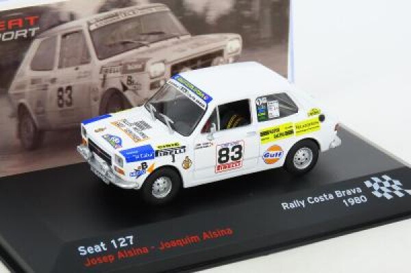 Seat Fiat 127 Rally 1980 Alsina Deagostini Altaya 1:43 F099 NEW08