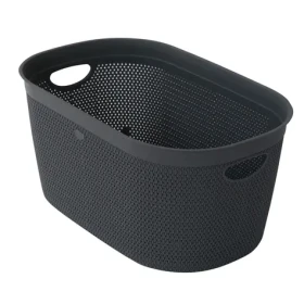 Belli e Forti RATA šedá / Koš na prádlo / plast / 60 l