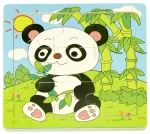 ORION Dřevěné puzzle Panda
