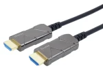 PremiumCord Ultra High Speed HDMI 2.1 optický fiber kabel 8K@60Hz / zlacené / 7m (kphdm21x07)