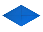Moyo Montessori Moyo Montessori Krabička s modrými trojúhelníky