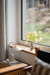 Georg Jensen Váza Bloom Botanica 15 cm, stříbrná barva, kov