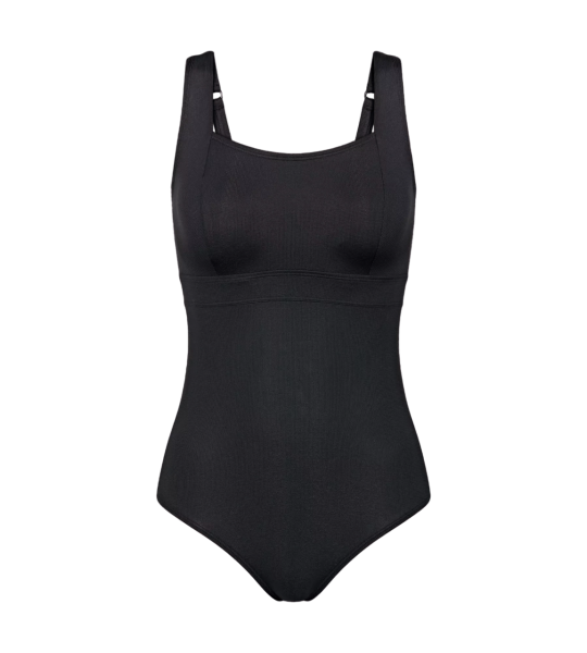 Dámské jednodílné plavky Summer Glow OW 03 sd - BLACK - černé 0004 - TRIUMPH BLACK 42E