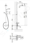 STEINBERG - 100 Sprchový set s baterií, průměr 200 mm, matná černá 100 2760 S