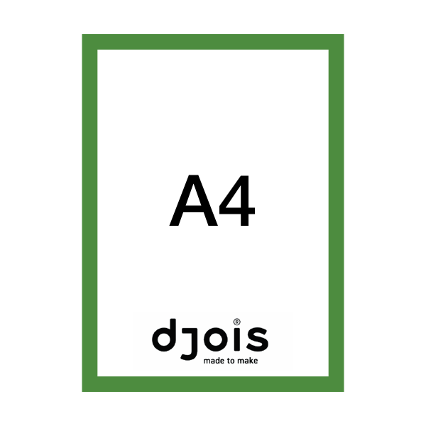 Djois Magneto LEAN, A4, zelený, 10 ks