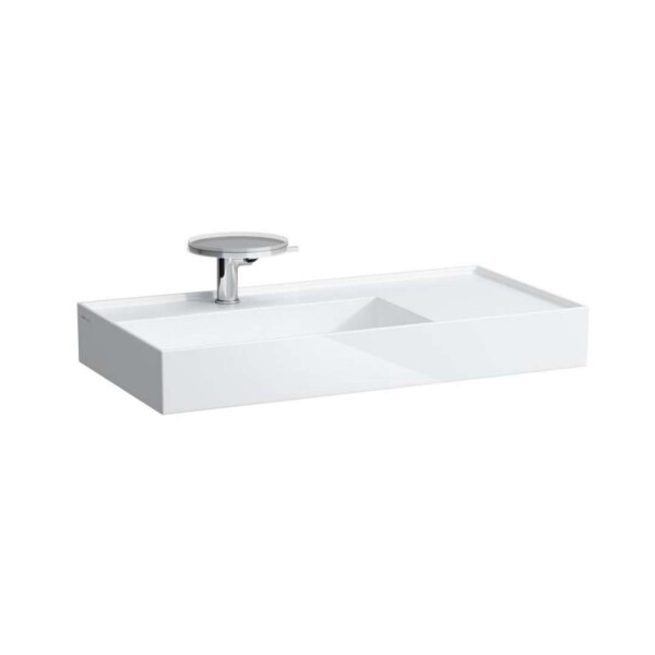 Laufen - Kartell Umyvadlo 90x46 cm, s 1 otvorem pro baterii, SaphirKeramik, bílá H8103380001111