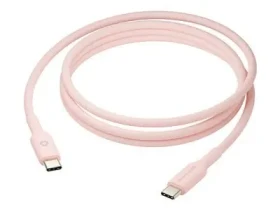 Dbramante1928 re-charge braided růžová / Nabíjecí kabel / USB-C - USB-C / 1,5 m / 60 W (CB20CCPI7206)