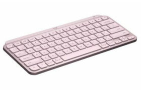 Logitech MX Keys Mini US růžová / bezdrátová klávesnice / US layout / Bluetooth / LED podsvícení (920-010500)