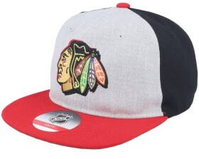 Outerstuff Dětská kšiltovka Chicago Blackhawks NHL Lifestyle Deadstock Grey