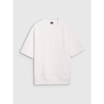 Pánská mikina bez kapuce s krátkým rukávem 4F 4FRSS25TSWSM2114-11S xxl