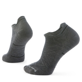 Unisex merino běžecké ponožky SMARTWOOL Run Zero Cushion Low Ankle Socks, Medium Gray velikost: 38-41 (M)