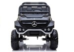 Mamido Dětské elektrické autíčko Mercedes Unimog 4x4 černé