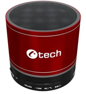 C-TECH SPK-08R červená / Přenosný reproduktor / 3 W / BT 5.0 (8595729901636)