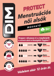 Noční menstruační boxerky krajkou DIM MENSTRUAL NIGHT LACE BOXER DIM černá