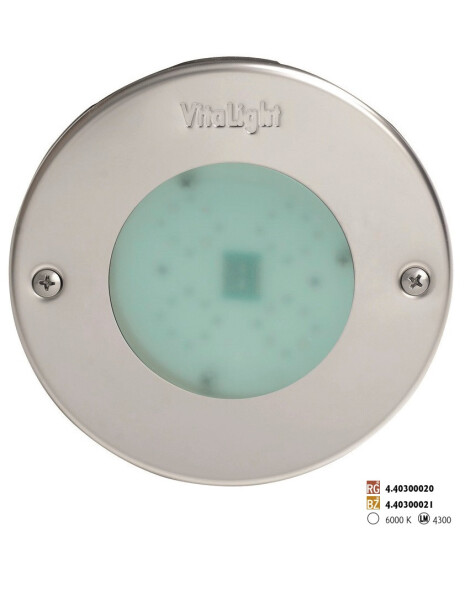 LED Světlo Hugo Lahme - Denní bílá 6000 K; 24 V; 8 LED, Ø 146 mm, červený bronz, pro fóliové a keramické bazény