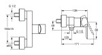 HANSA - Ligna Sprchová baterie, chrom 06670103