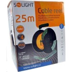 Prodlužovací kabel na bubnu - 4 zásuvky 25m SOLIGHT PB03