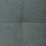 Jídelní set 1+4, stůl 130x70, deska slinutý kámen v imitaci šedého matného mramoru, židle zelená látka, madlo černý lak