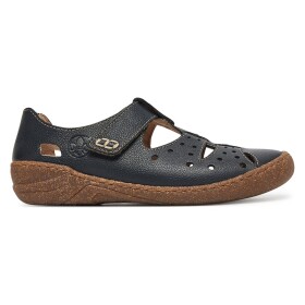 Polobotky Rieker 54555-14 Přírodní kůže (useň) - Lícová