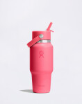 Hydro Flask Wide Mouth Travel Bottle with Flex Straw Cap (710 ml) Popstar Pink
