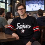 Mitchell & Ness Pánská mikina Buffalo Sabres NHL Head Coach Sweater Velikost: S