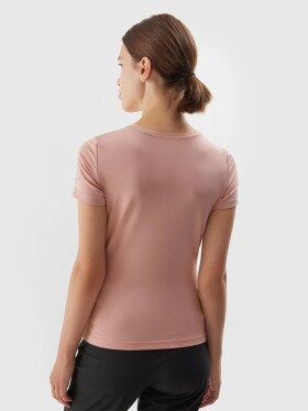 Dámské rychleschnoucí tričko 4FAW23TTSHF0896-56S růžové 4F